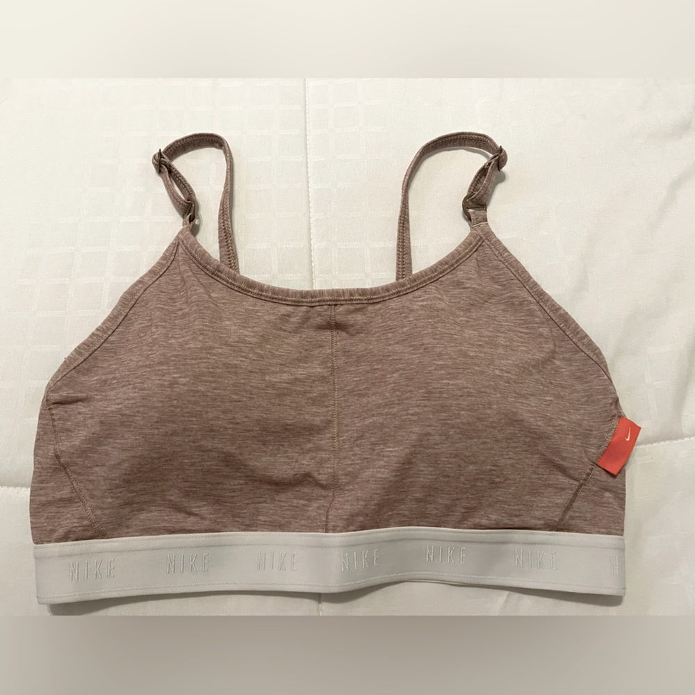 Nike dust pink sports bra